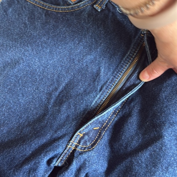 Vintage Levi's 517 Men's Dark Blue Straight Jeans 36x30 - Picture 6 of 8